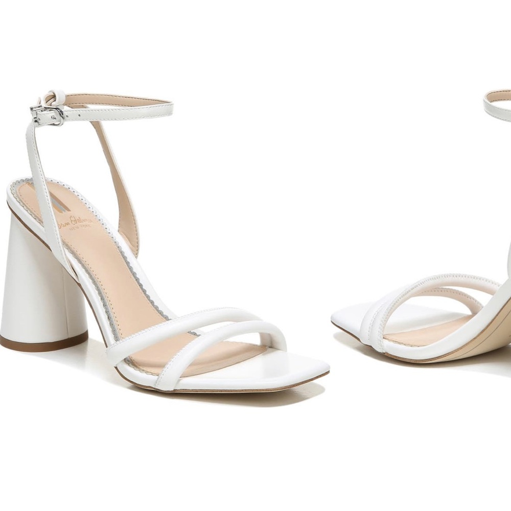 Sam edelman Kia ankle strap sandals white size 7 very good condition